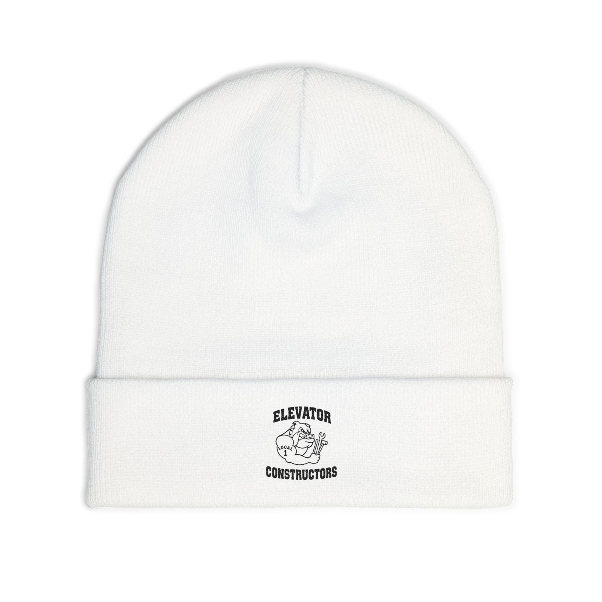 Embroidered Elevator Constructors Beanie
