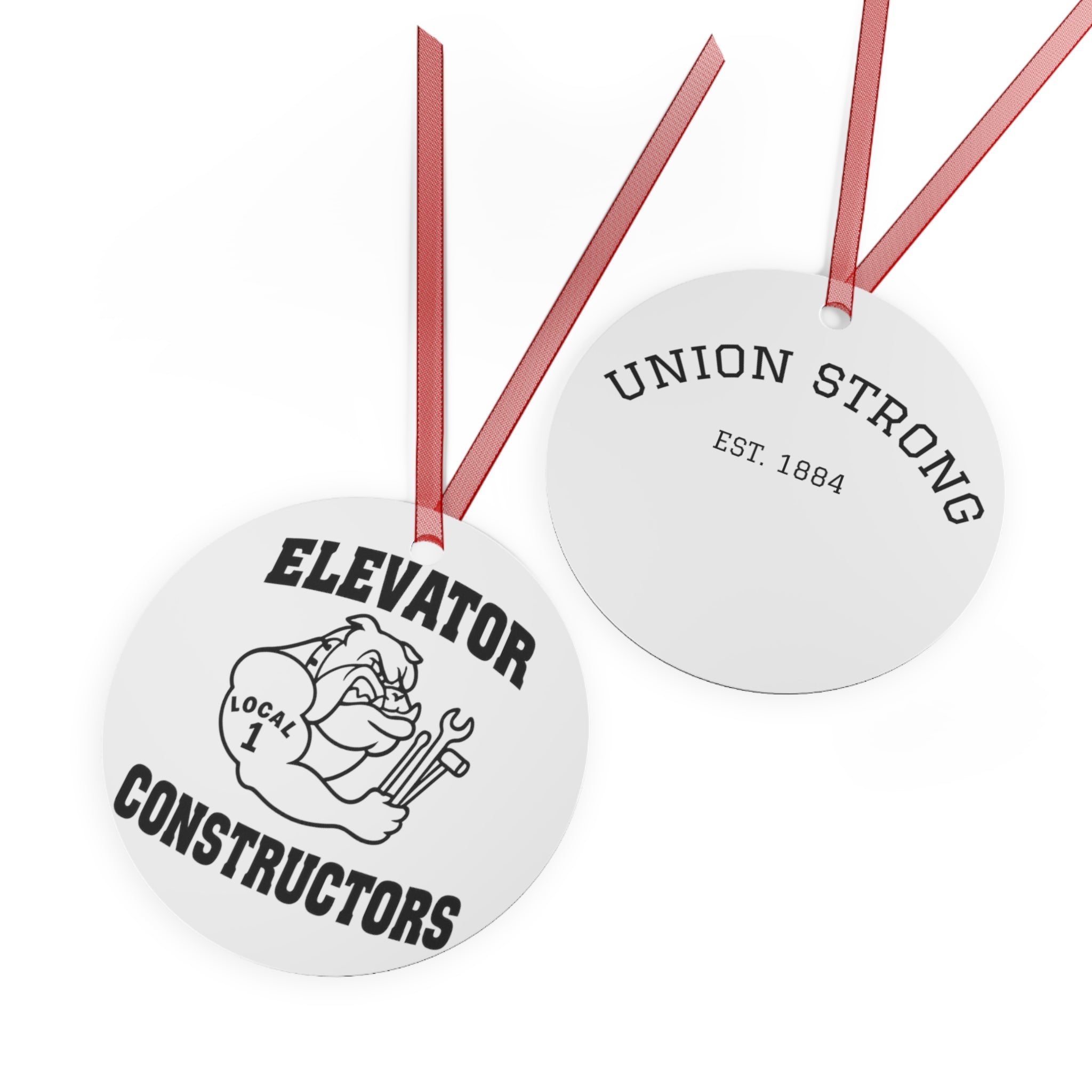 Union Strong Metal Ornaments