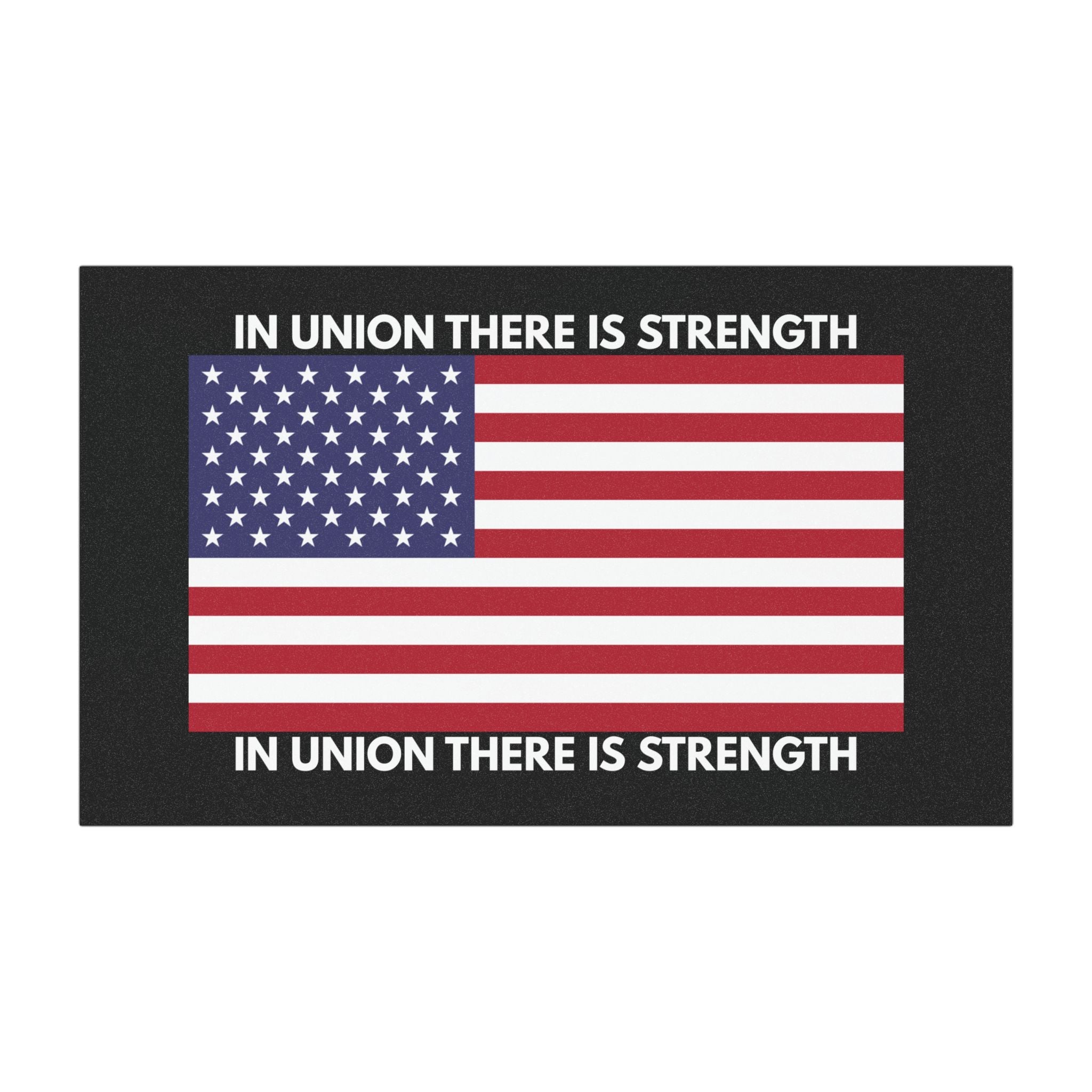 'In Union There Is Strength' Car Magnet