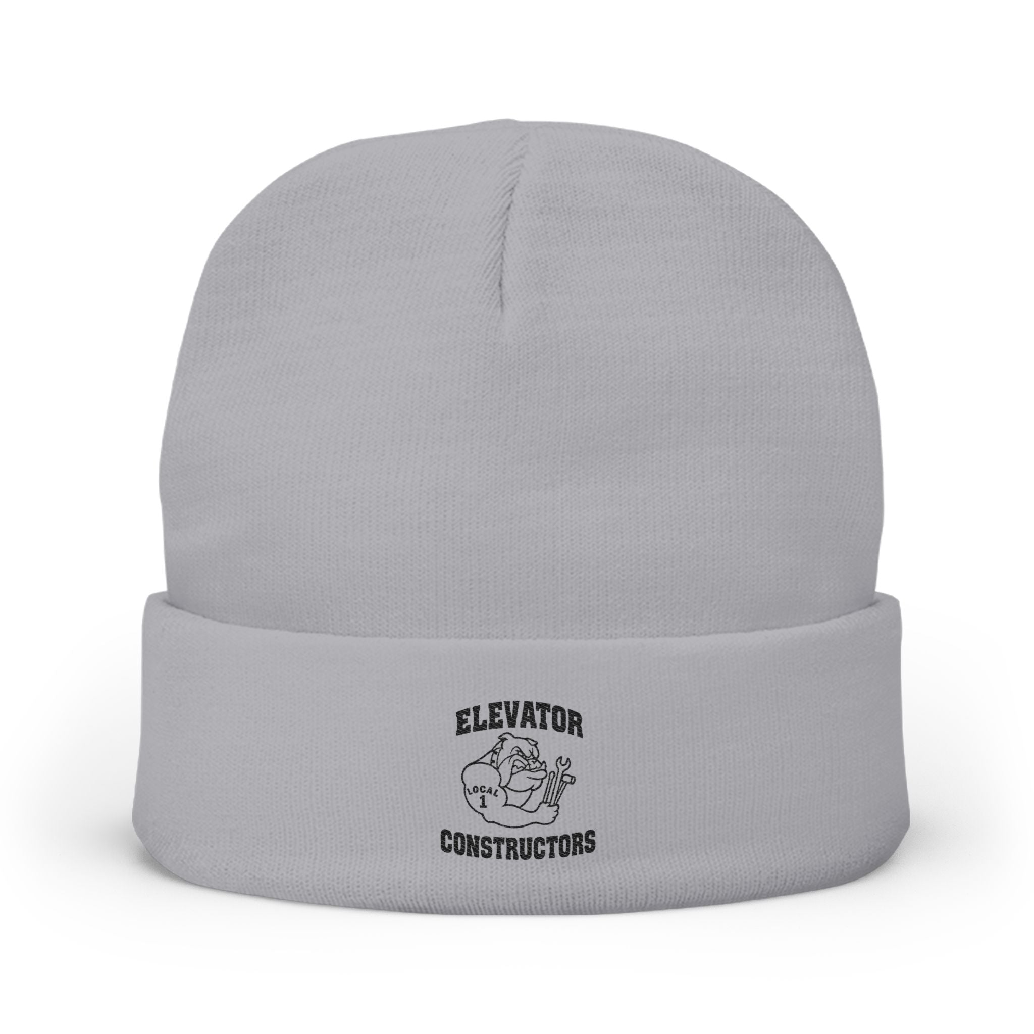 Embroidered Elevator Constructors Beanie