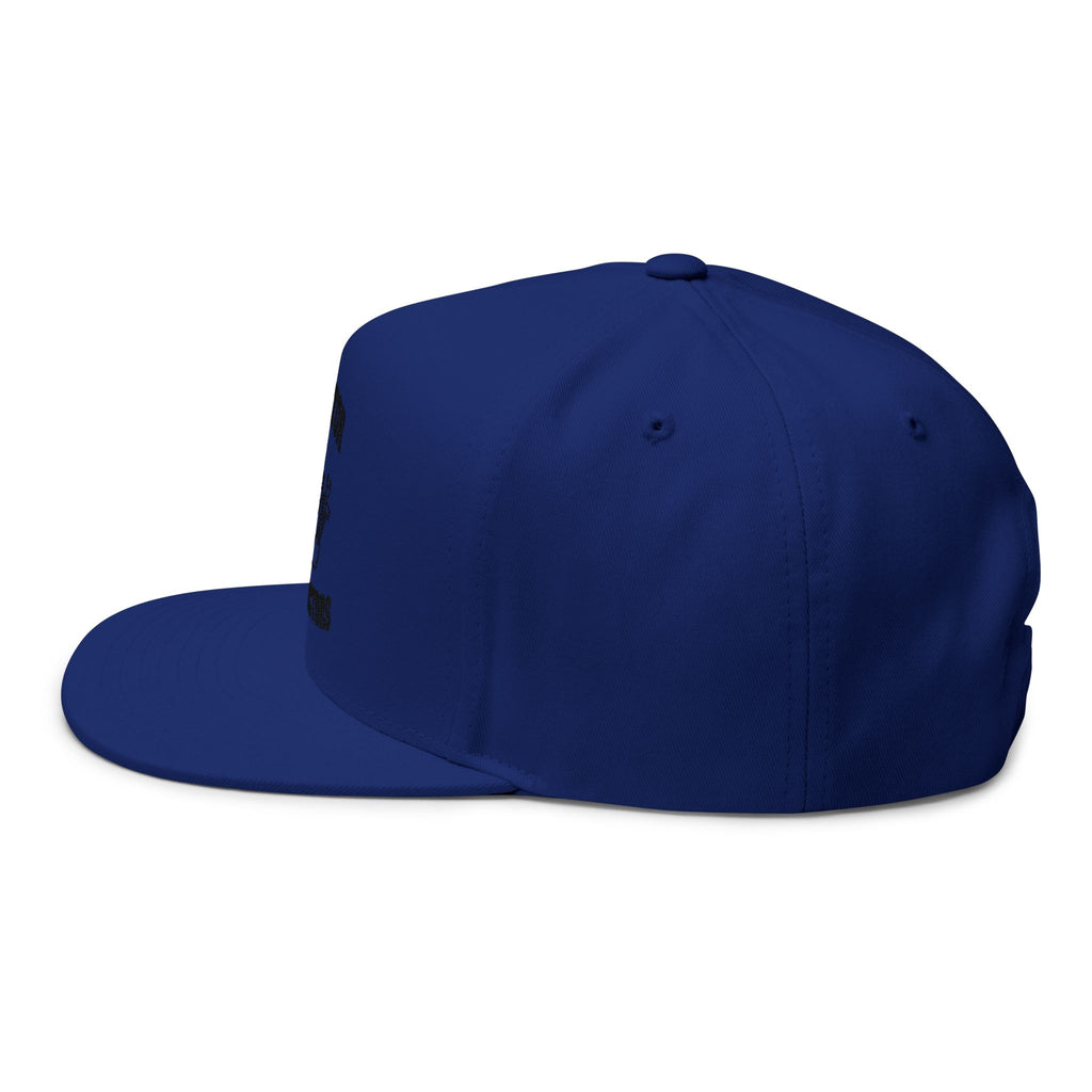Elevator Constructors Flat Bill Cap | Embroidered Cap, Cool Dad Hat, Gift for Construction Workers, Workwear, Customizable Cap