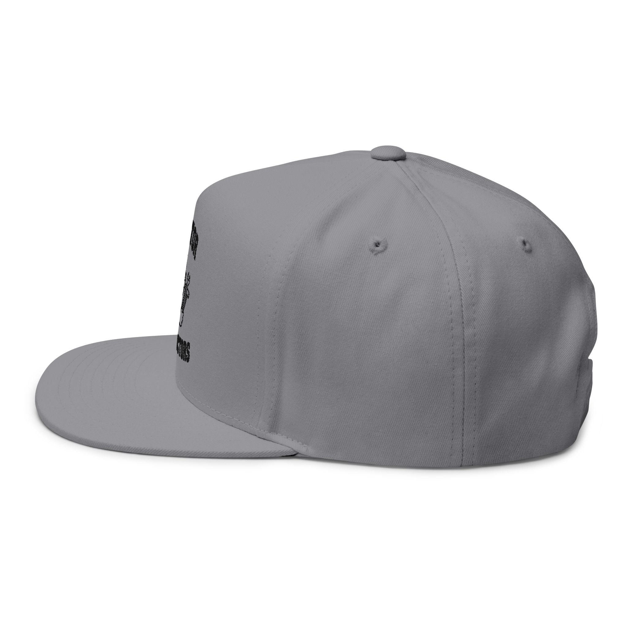 Elevator Constructors Flat Bill Cap | Embroidered Cap, Cool Dad Hat, Gift for Construction Workers, Workwear, Customizable Cap
