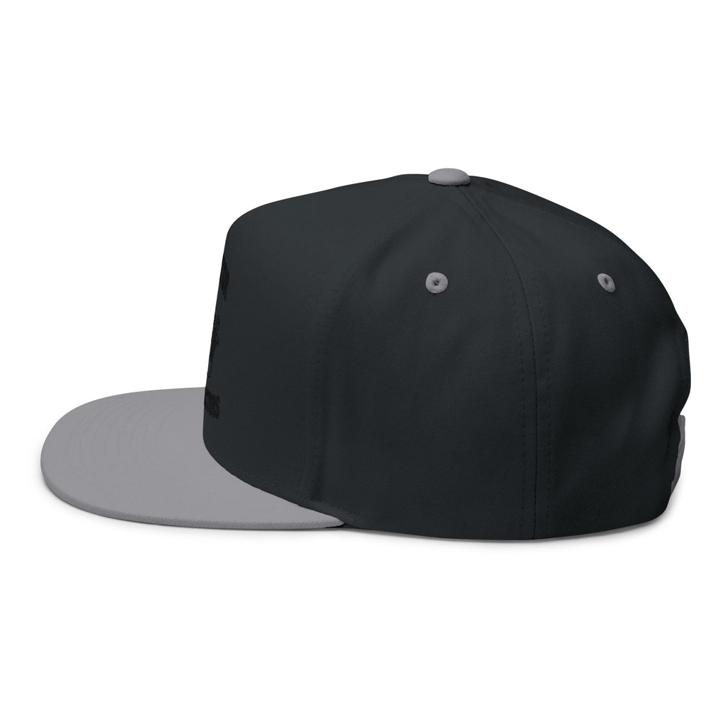 Elevator Constructors Flat Bill Cap | Embroidered Cap, Cool Dad Hat, Gift for Construction Workers, Workwear, Customizable Cap