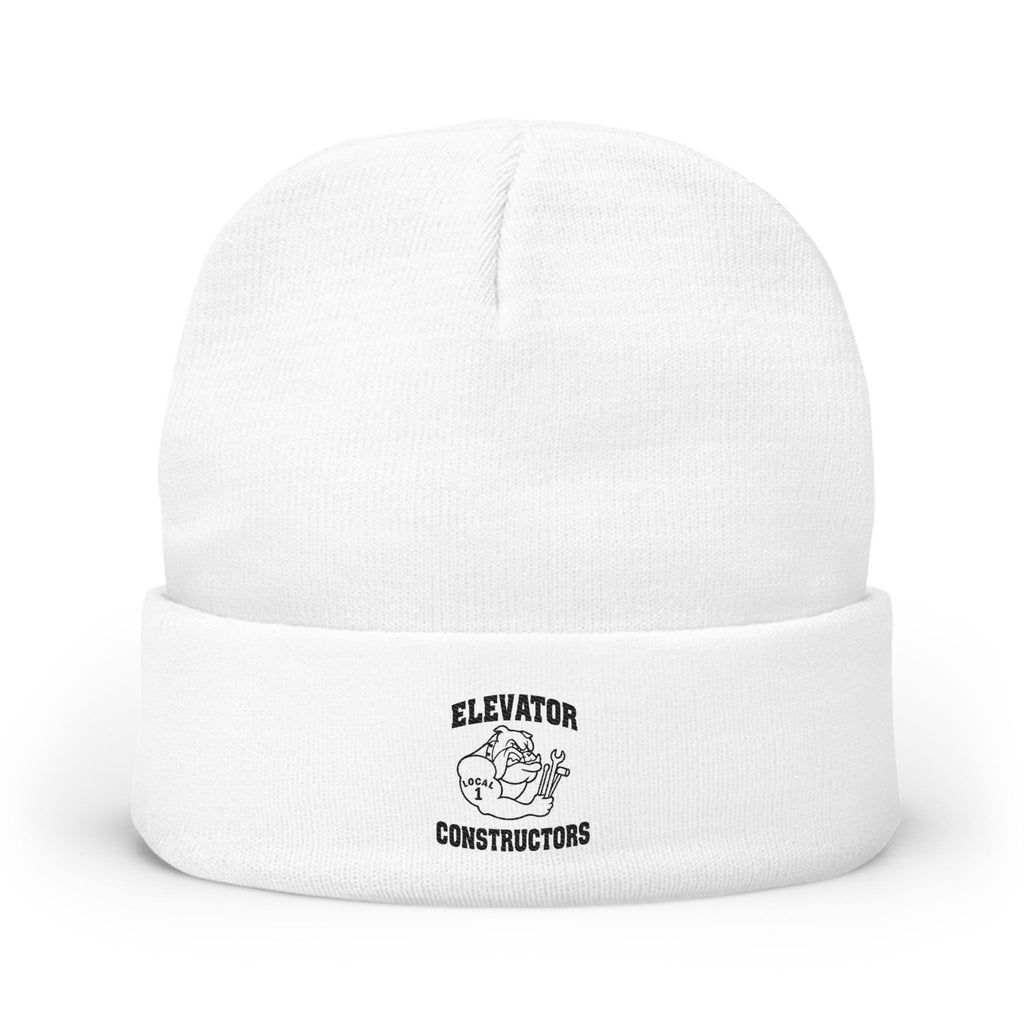 Embroidered Elevator Constructors Beanie
