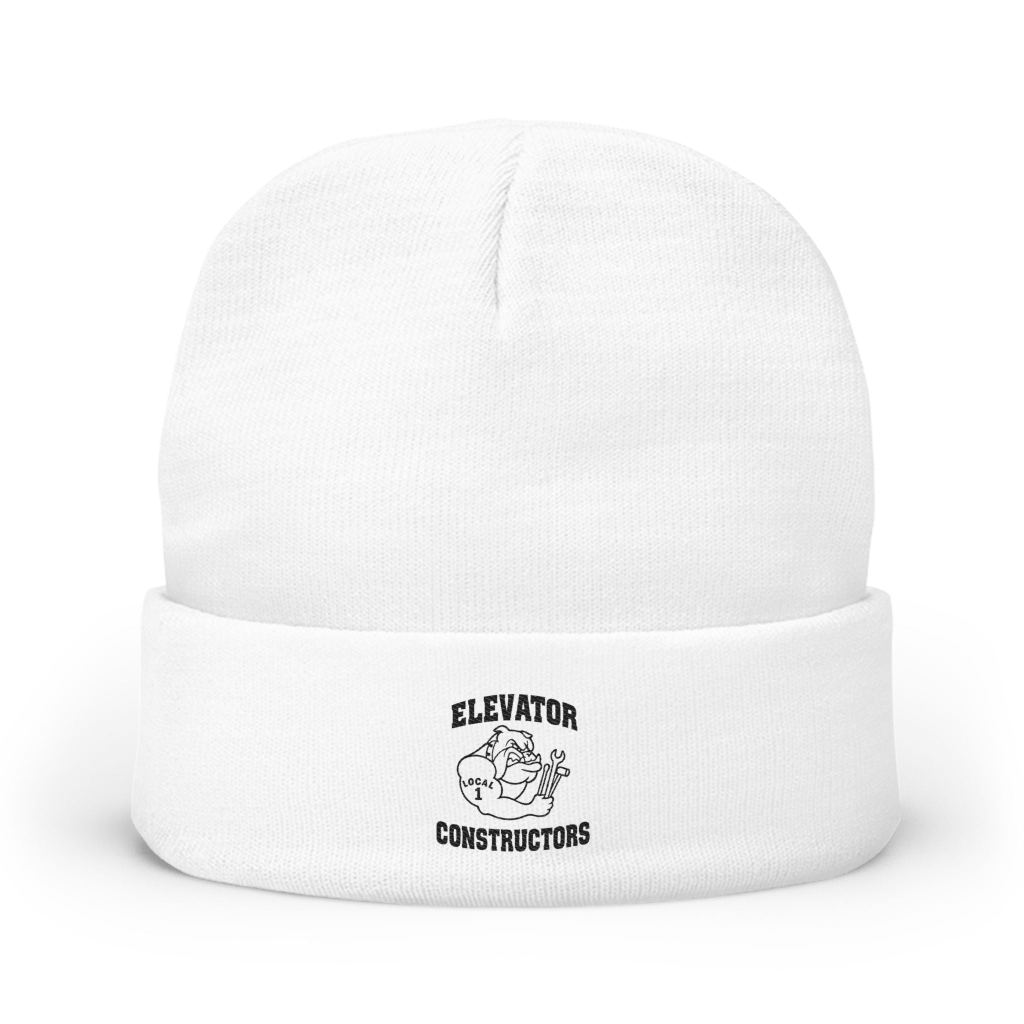 Embroidered Elevator Constructors Beanie