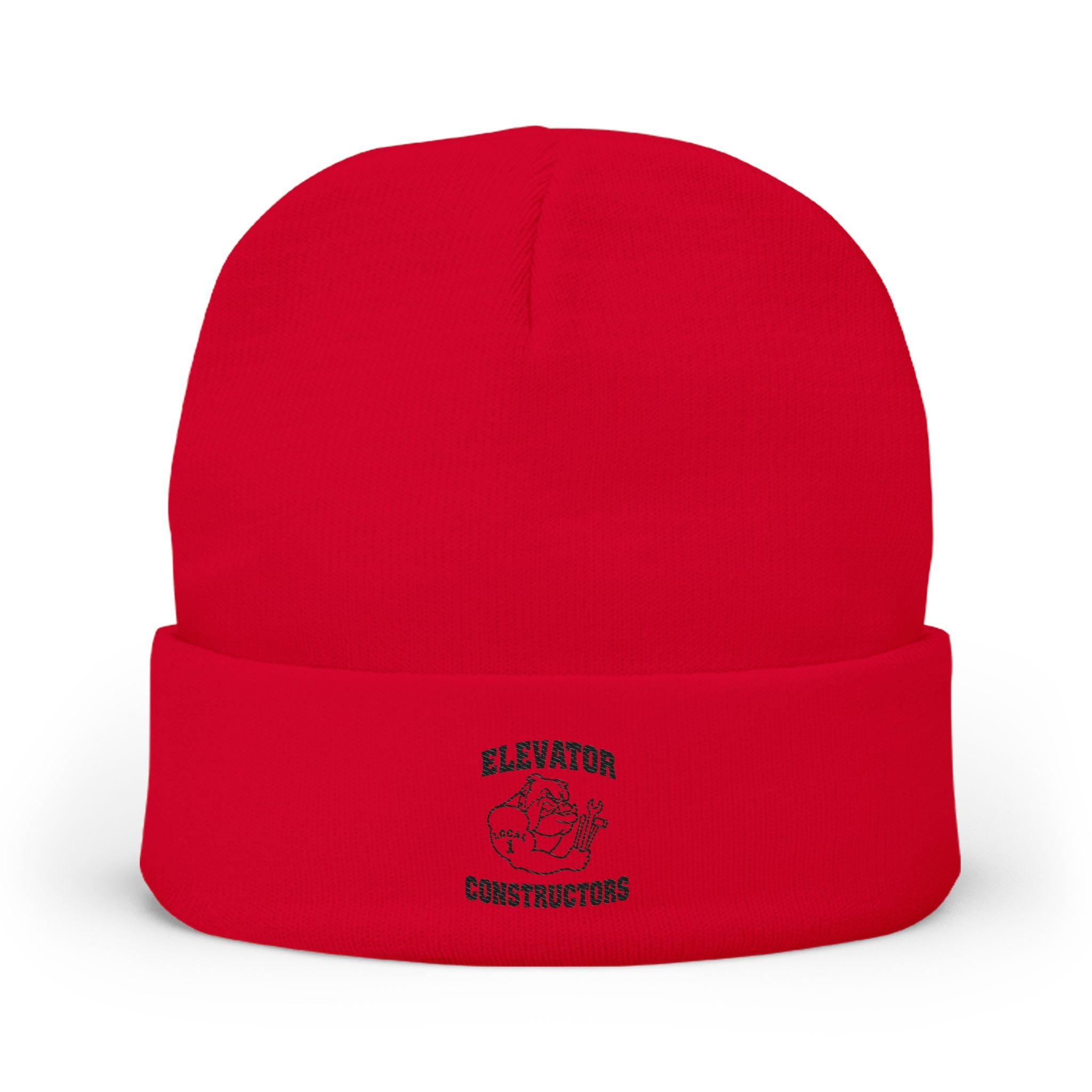 Embroidered Elevator Constructors Beanie